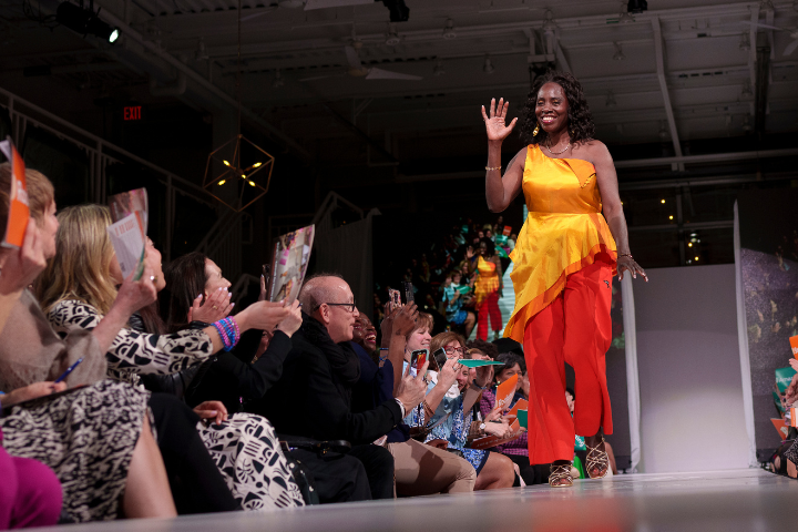 BMC patient at Catwalk for Cancer Care